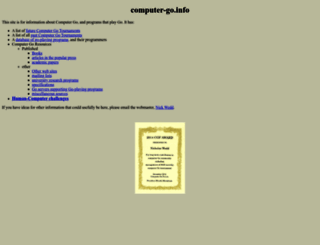 computer-go.info screenshot