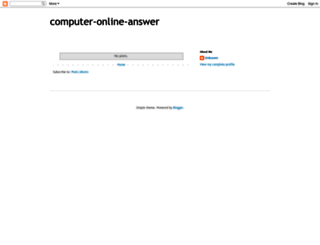 computer-online-answer.blogspot.com screenshot