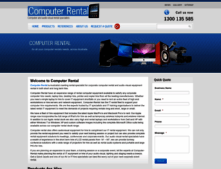 computer-rental.com.au screenshot