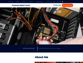 computer-repair-center.ueniweb.com screenshot