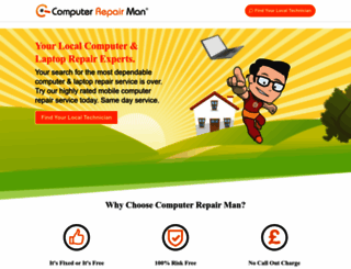 computer-repair-man.co.uk screenshot