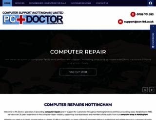 computer-support-nottingham.co.uk screenshot