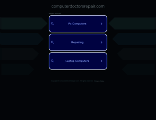 computerdoctorsrepair.com screenshot