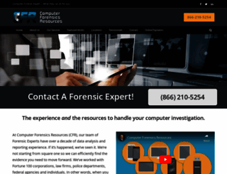 computerforensicsresources.com screenshot