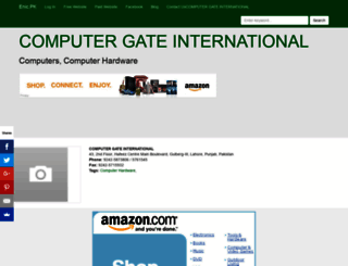 computergateinternational.enic.pk screenshot