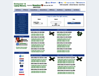 computerlaptopmemory.com screenshot