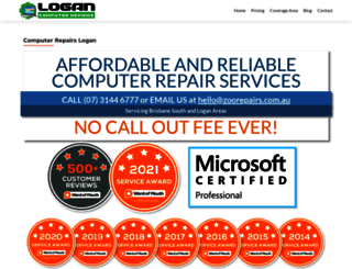 computerrepairslogan.com.au screenshot