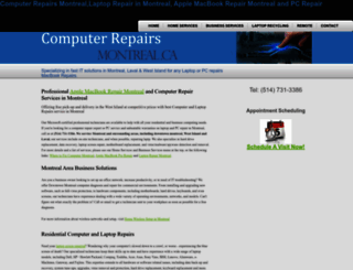 computerrepairsmontreal.ca screenshot