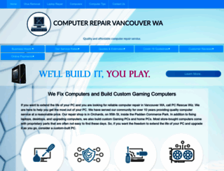 computerrepairvancouverwa.com screenshot