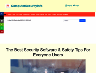 computersecurityinfo.com screenshot