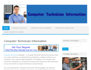 computertechnicianinfo.com screenshot