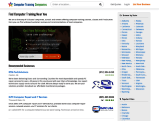 computertrainingcompanies.com screenshot