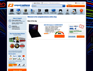 computeruniverse.com screenshot