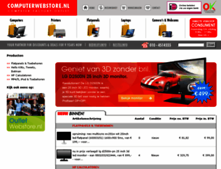 computerwebstore.nl screenshot