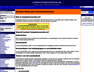 computerwoorden.nl screenshot