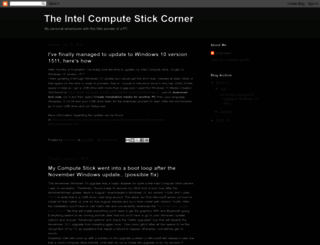 computestickcorner.blogspot.com screenshot