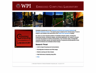 computing.wpi.edu screenshot