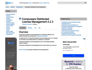 compuware-distributed-license-management.updatestar.com screenshot
