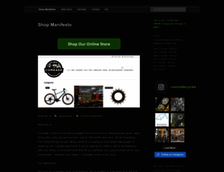 comradecycles.com screenshot