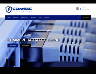 comsecelectrical.com.au screenshot