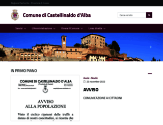 comune.castellinaldo.cn.it screenshot