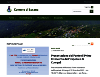 comune.locana.to.it screenshot