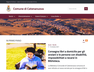 comunecatenanuova.gov.it screenshot