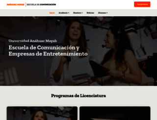 comunicacion.anahuacmayab.mx screenshot