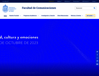comunicaciones.uc.cl screenshot