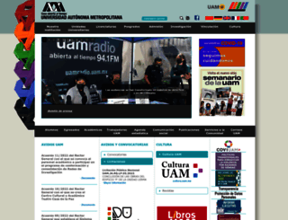comunicacionsocial.uam.mx screenshot