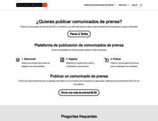 comunicadosdeprensa.org screenshot
