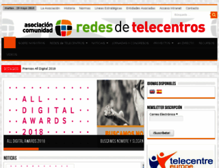 comunidaddetelecentros.net screenshot