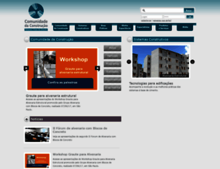 comunidadedaconstrucao.com.br screenshot