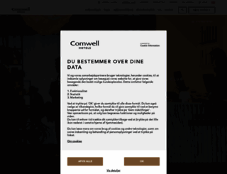 comwellclub.dk screenshot