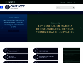 conacyt.gob.mx screenshot