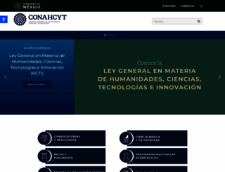 conacyt.mx screenshot