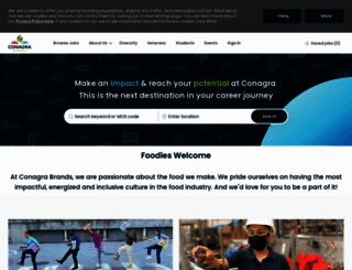 conagrafoodscareers.com screenshot