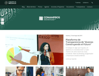 conampros.gob.mx screenshot
