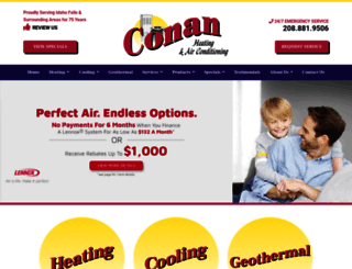 conanheating.com screenshot