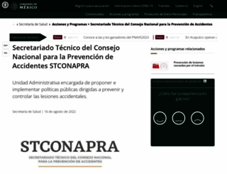 conapra.salud.gob.mx screenshot