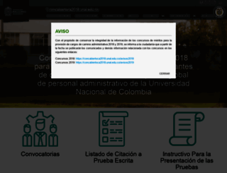 concabiertoca2018.unal.edu.co screenshot