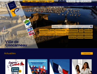 concarneau.fr screenshot