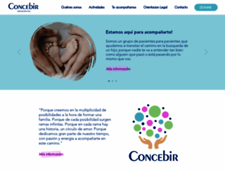 concebir.org.ar screenshot