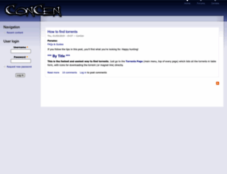 concen.org screenshot