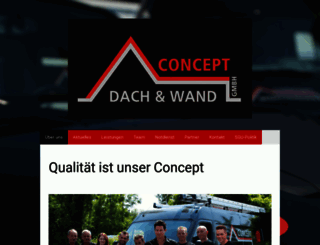 concept-bedachungen.de screenshot