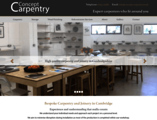 concept-carpentry.co.uk screenshot