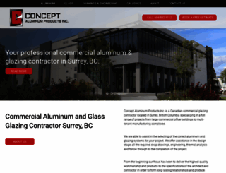 conceptaluminum.com screenshot