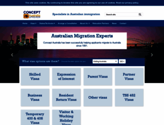 conceptaustralia.co.uk screenshot