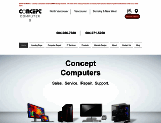 conceptcomputers.ca screenshot