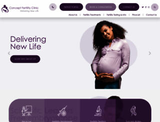 conceptfertility.co.uk screenshot